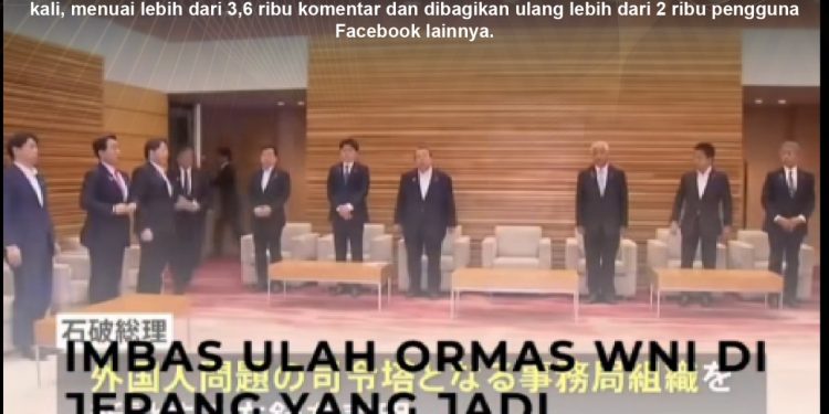 [SALAH] Jepang Membentuk Pusat Komando Imbas Ulah WNI