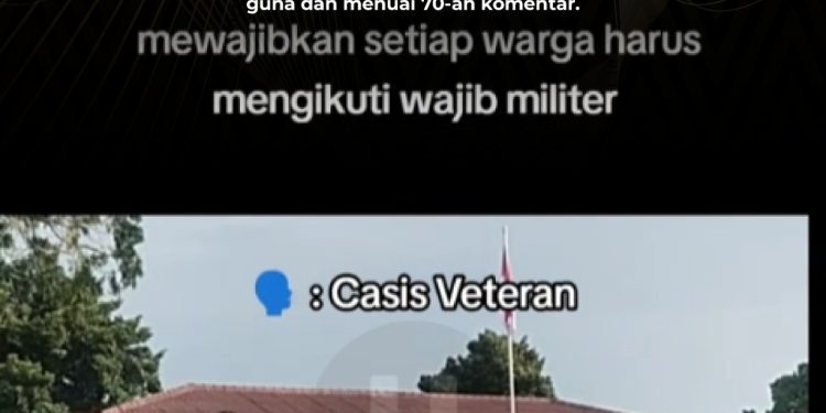 [SALAH] Video “Perang Dunia Ke-3 Diumumkan, Indonesia Terapkan Wajib Militer”