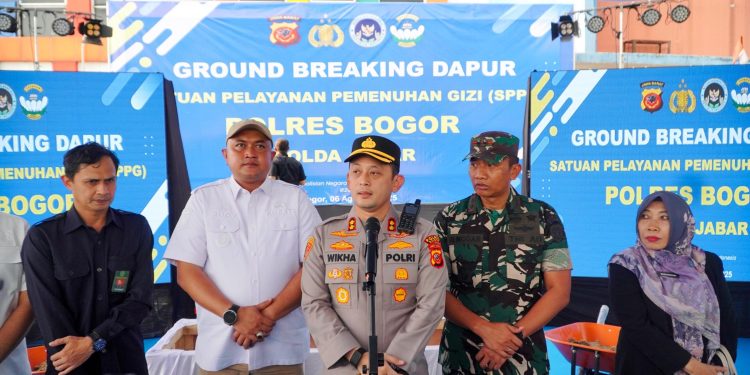 Polres Bogor Canangkan Pembangunan 6 Dapur SPPG, Wujudkan Komitmen Dukung Program Makan Bergizi Gratis