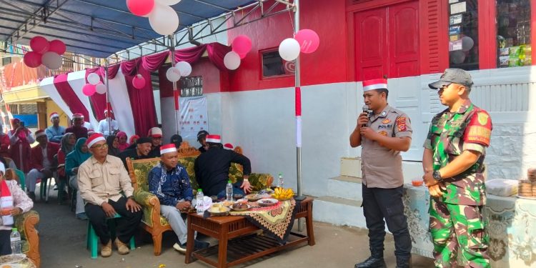 Polisi dan Warga Ciamis Sukseskan Peringatan HUT RI di Desa Ciomas