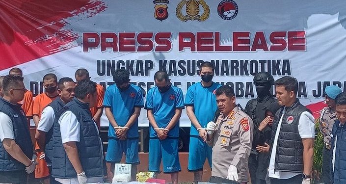 Polda Jabar Tangkap Tiga Tersangka, Bongkar Jaringan Narkoba Antar Provinsi