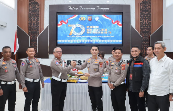 HUT Lalu Lintas ke-70, Polres Indramayu Mantapkan Komitmen Wujudkan Lalu Lintas Modern Menuju Indonesia Emas!