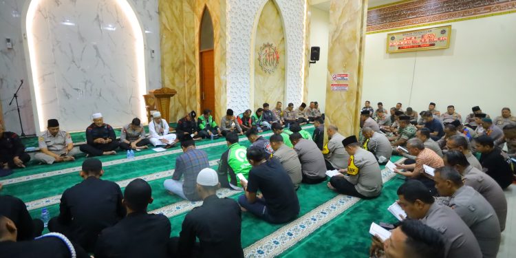 Polresta Bogor Kota Gelar Doa Bersama untuk Almarhum Affan Kurniawan, Eratkan Tali Persaudaraan dengan Komunitas Ojol