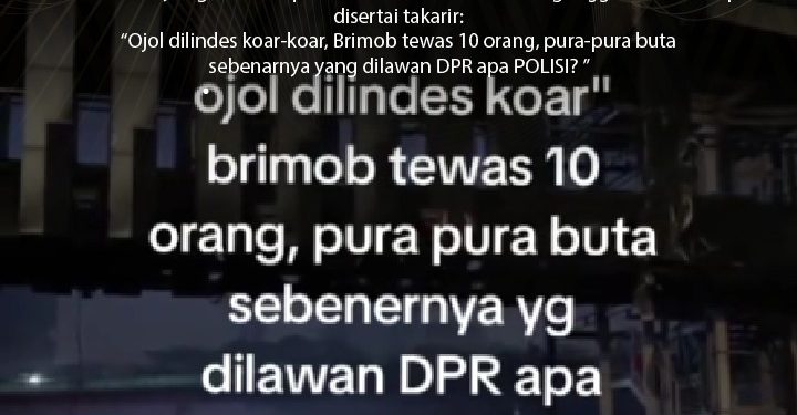 [SALAH] 10 Brimob Tewas Dalam Pengamanan Demo