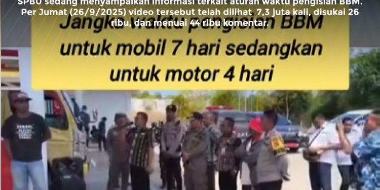 [SALAH] Aturan Baru Pemerintah dan Pertamina Atur Jangka Waktu Pengisian BBM