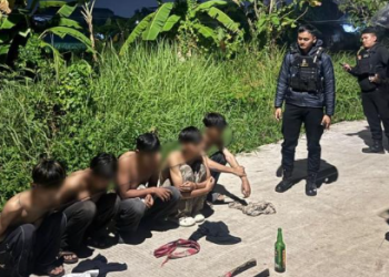 Polres Karawang Amankan Lima Remaja Bersenjata Tajam dan Bom Molotov, Cegah Tawuran di Jembatan Kepuh