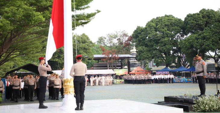 Polda Jabar Gelar Upacara Haornas ke-42, Dorong Olahraga Sebagai Gaya Hidup dan Pemersatu Bangsa