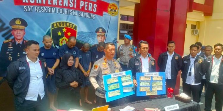 Polresta Bandung Bongkar Sindikat Curanmor, Penadahan, dan Pemalsuan STNK
