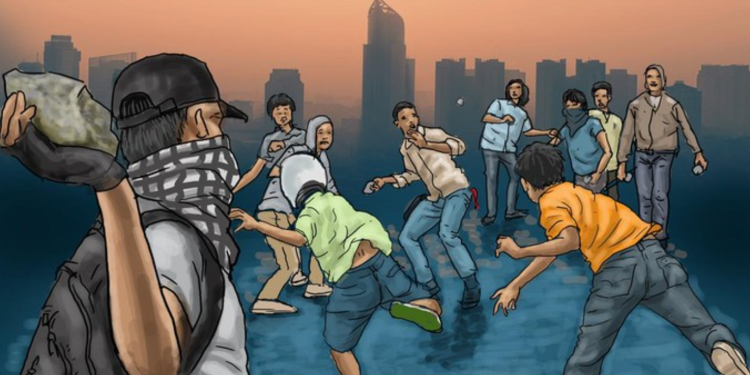 Polisi Gagalkan Tawuran di Harjasari Bogor, Celurit Raksasa dan Enam Motor Disita dari 10 Remaja