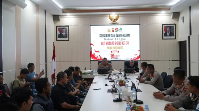 HUT Humas Polri ke-74: Polres Tasikmalaya Pererat Soliditas dengan Awak Media Pokja