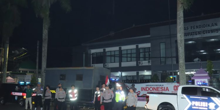 Polres Ciamis Tingkatkan Patroli KRYD, Jaga Keamanan dan Ketertiban Masyarakat