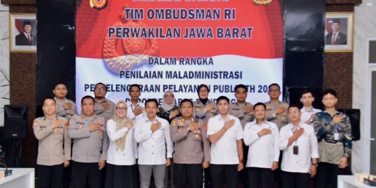 Polrestabes Bandung Sambut Tim Ombudsman RI