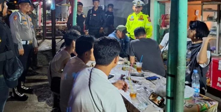 Polres Ciamis Gelar KRYD Lawan Premanisme dan Geng Motor