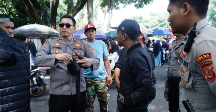Polresta Bandung Gelar Patroli Gabungan, Sikat Parkir Liar dan Premanisme di Kabupaten Bandung