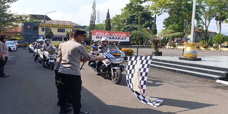 Polres Garut Optimalkan Pengamanan, Polwan Diterjunkan Patroli di Pusat Keramaian