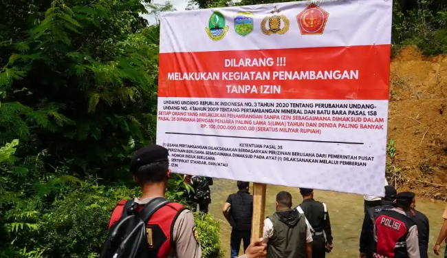 Polres Tasikmalaya Tertibkan Pertambangan Liar di Mandala Hayu, Upaya Jaga Lingkungan dan Keamanan Masyarakat
