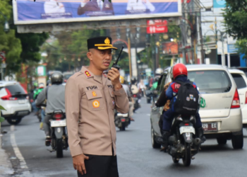 Kapolres Garut Pastikan Gatur Pagi Berjalan Optimal, Turun Langsung Tinjau Titik Rawan Macet