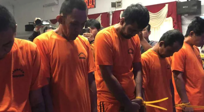 Residivis Beraksi di 14 Lokasi, Polres Sukabumi Kota Bekuk 5 Anggota Jaringan Curanmor Lintas Daerah