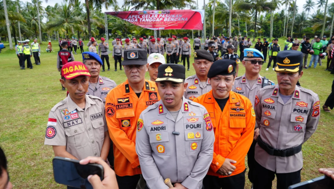 Polres Pangandaran Gelar Apel Siaga Tanggap Bencana: Siapkan Diri Hadapi Musim Penghujan