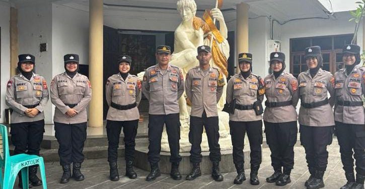 Polres Ciamis Gencarkan Patroli Mojang Lodaya, Polwan Humanis Jaga Keamanan Masyarakat