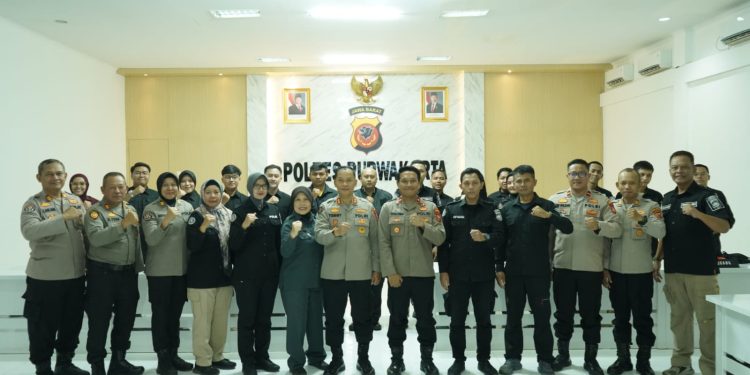 Polres Purwakarta Jadi Pusat Perhatian, Gelar Supervisi dan E-Learning Kehumasan dari Polda Jabar