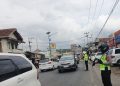 Urai Kepadatan Jalur Selatan, Satlantas Polres Garut Terapkan Sistem One Way di Limbangan dan Kadungora