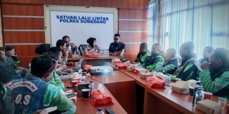 Amankan Nataru, Polres Sumedang Libatkan Driver Ojol dan Siapkan Bengkel Khusus di Titik Operasi Lilin