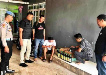 Cipta Kondisi Jelang Tahun Baru, Polres Banjar Sisir Warung Jamu dan Toko Penjual Miras