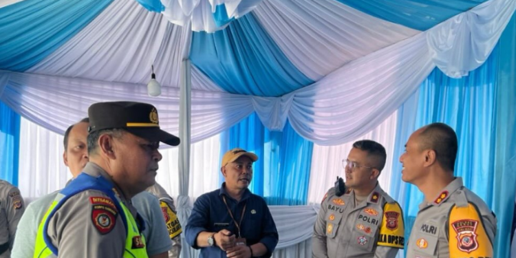 Kapolres Garut Pantau Langsung Arus Lalu Lintas Operasi Lilin Lodaya 2025