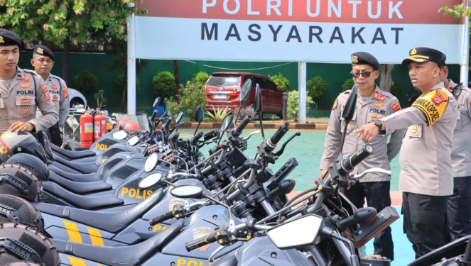 Polres Indramayu Periksa Peralatan Khusus, Siaga Hadapi Pilwu, Nataru, dan Bencana
