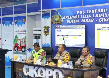 Pastikan Kesiapan Pengamanan Arus Balik, Wakapolda Jabar Tinjau Pos Terpadu Cikopo