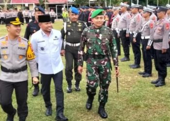 Jelang Nataru, Polres Purwakarta Siagakan Ratusan Personel Gabungan