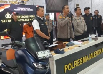 Dua Pelaku Curas Motor Milik Santri Di Ringkus Polres majalengka