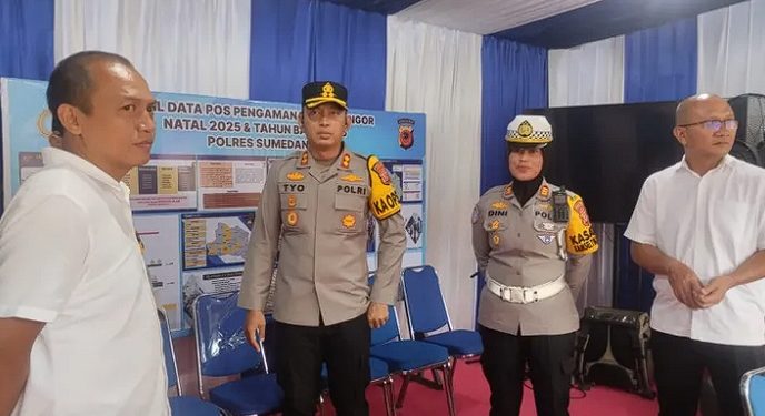 Kapolres Sumedang Pastikan Kesiapan 11 Pos Pengamanan dan Pelayanan Jelang Perayaan Nataru 2025/2026