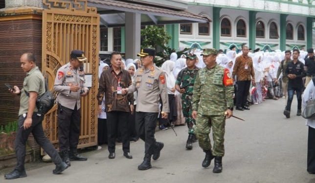 Kunjungan Wapres RI di Ponpes Cipasung Sukses, Kapolres Tasikmalaya Beri Apresiasi Personel Gabungan