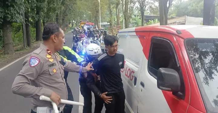 Sinergi Cepat! Satlantas Polres Subang Berhasil Hadang dan Ringkus Pencuri Mobil di Jalur Bandung-Subang
