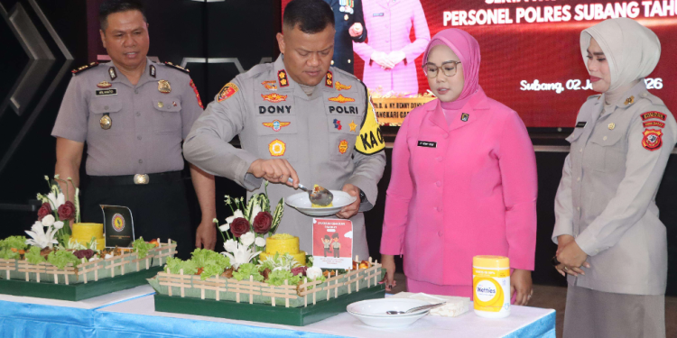 Polres Subang Gelar Syukuran Kenaikan Pangkat, Peringati HUT Intelijen, dan Wisuda Purna Bhakti