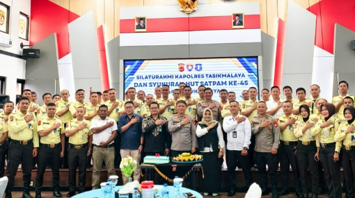 HUT Satpam ke-45, Kapolres Tasikmalaya Ajak Satpam Tingkatkan Profesionalisme