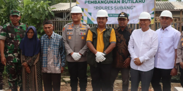 Polres Subang Ulurkan Tangan, Bedah Rumah Warga Terdampak Puting Beliung di Blanakan