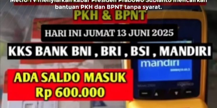 KLARIFIKASI HOAX – MISLEADING CONTENT [SALAH] : Video Metro TV Menyiarkan Bansos Tanpa Syarat dari Presiden Prabowo