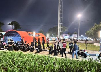 Berikan Rasa Aman, Polres Ciamis Gelar Patroli KRYD Skala Besar Di Penghujung Libur Tahun Baru