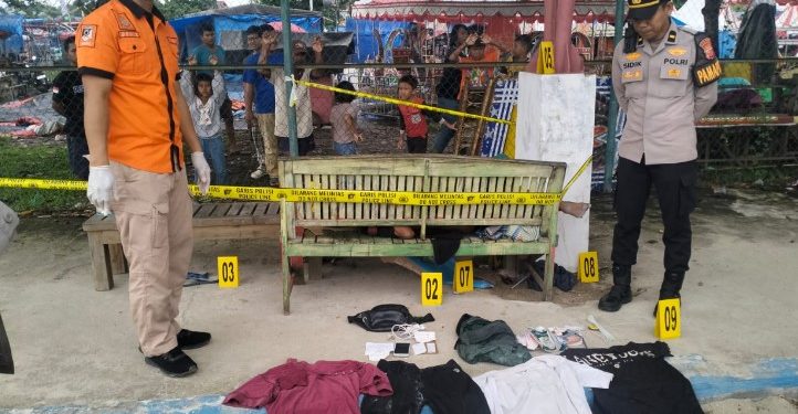 Polres Indramayu Evakuasi Jasad Pria di Lapangan Voli Sport Center
