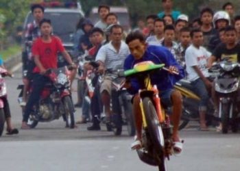 Lima Remaja Pelaku Balap Liar Diamankan Polres sumedang