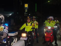 Kapolres Subang Lakukan Giat Monitoring Malam Takbiran di Wilayah Kota Subang