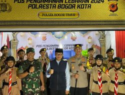 Kapolresta Bogor Kota Bersama Forkopimda  Patroli Gabungan Dalam Rangka Pengamanan Malam Takbiran Di Wilayah Kota Bogor