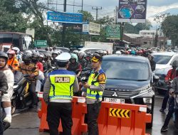 Arus Balik Meningkat, Polres Garut Berlakukan Sistem One Way