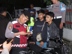 Patroli Malam Polres Indramayu Fokus Antisipasi Geng Motor dan Kejahatan Jalanan
