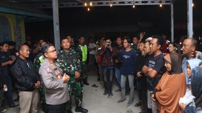 Polres Indramayu Bersama Petugas Gabungan Gelar Patroli Skala Besar Antisipasi Malam Takbiran Idul Adha