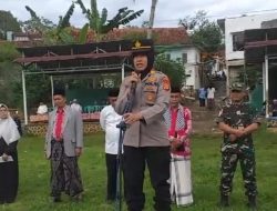 Kapolsek Rajadesa Polres Ciamis Pimpin Apel Gabungan Peringatan 1 Muharram 1446 H