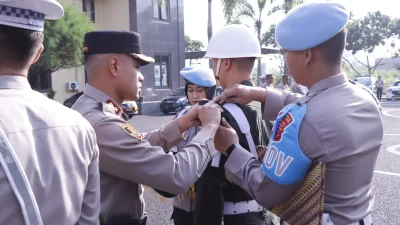 Dalam Rangka Operasi Patuh Lodaya 2024, Polres Banjar Laksanakan Apel Gelar Pasukan